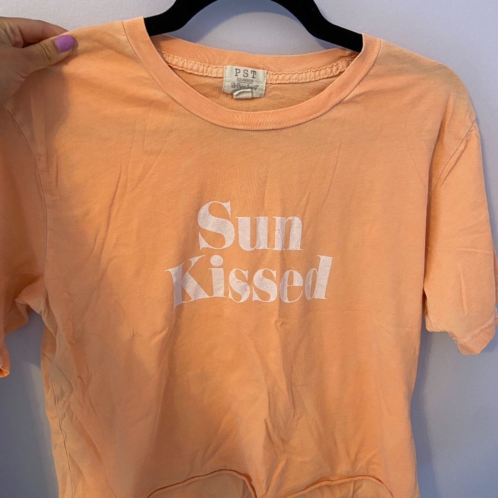 Neon Orange Sun Kissed T-shirt